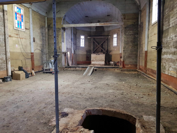 POSTĘPY PRAC PRZY KOŚCIELE W DUBIE