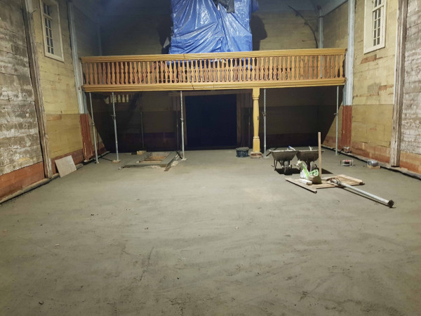 POSTĘPY PRAC PRZY KOŚCIELE W DUBIE