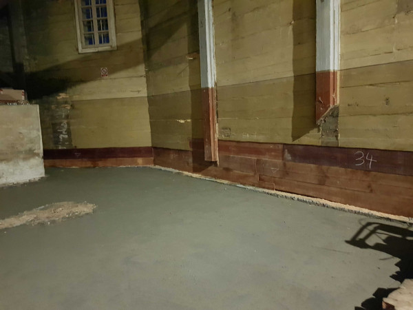 POSTĘPY PRAC PRZY KOŚCIELE W DUBIE