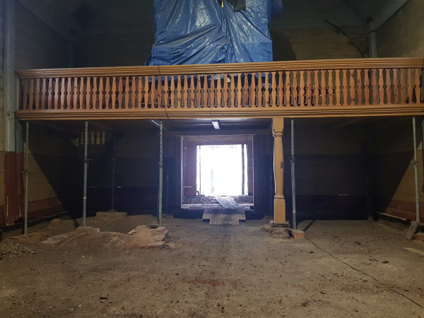 POSTĘPY PRAC PRZY KOŚCIELE W DUBIE