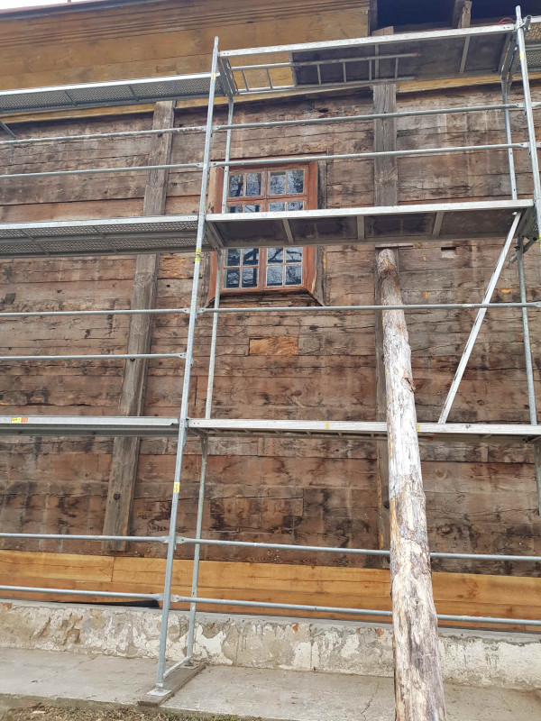 POSTĘPY PRAC PRZY KOŚCIELE W DUBIE